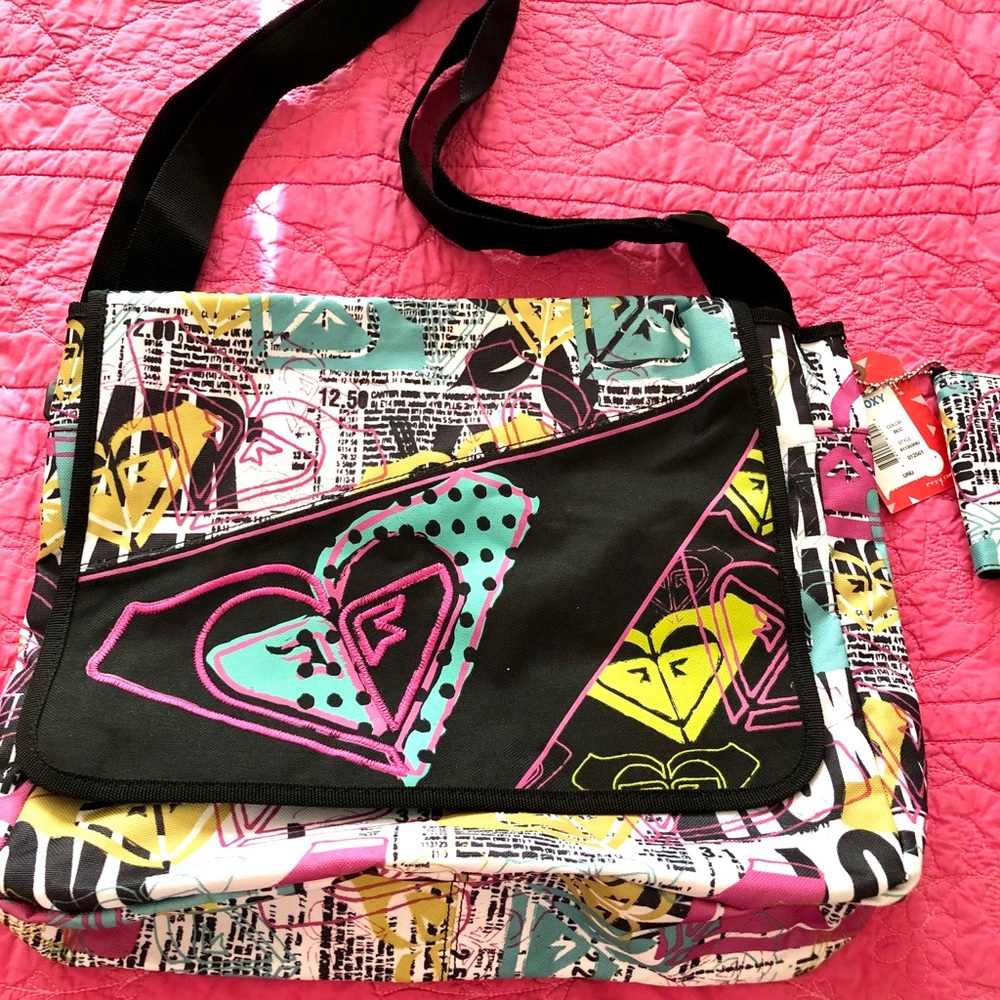 ROXY girl’s messenger bag/ book bag brand new
